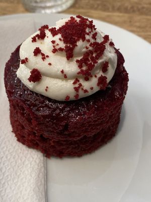 Vegan Red Velvet Cake  at Hideout Cafe in Edinburgh