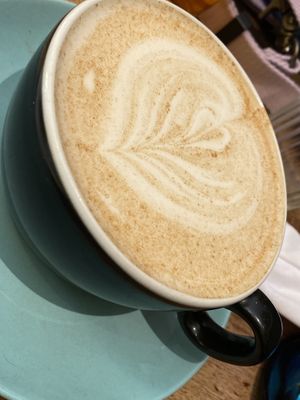 Oat chai Latté  at Hideout Cafe in Edinburgh