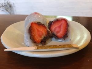 Strawberry(Truskawka) Daifuku at Kotonoha in Torun