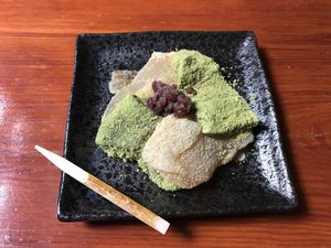 Warabi Mochi at Kotonoha in Torun
