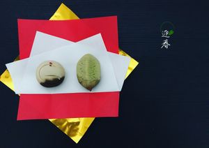 Crane and Turtle Nerikiri at Kotonoha in Torun