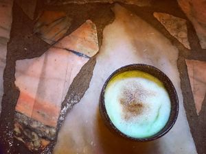 Matcha Gingerbread Latte at Kotonoha in Torun