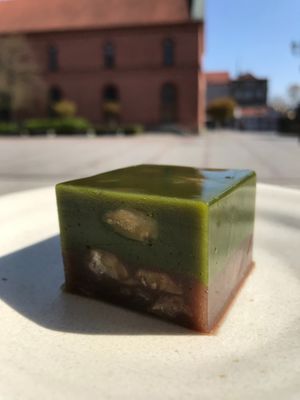 Matcha Chestnuts Yokan at Kotonoha in Torun