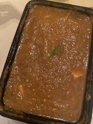 Tofu madras at Bombay Fresh in Ljubljana