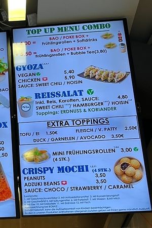 Menu   at Mi Bao Asian Streetfood in Stuttgart