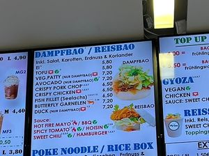 Menu   at Mi Bao Asian Streetfood in Stuttgart