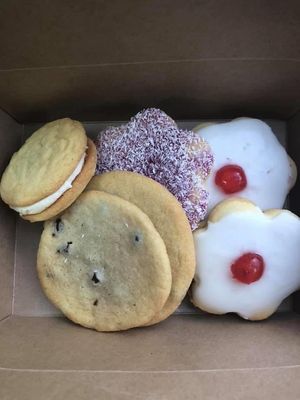 Vegan traybakes at Edge Coffee in Holywood