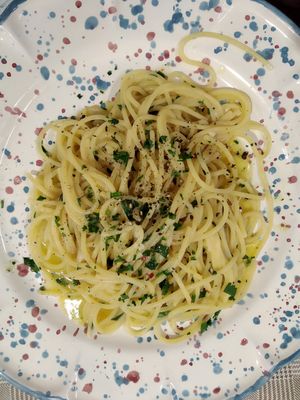 Vegan Spaghetti - my favourite! Tuesday 1st September 2020. at ENJOY The Little Things in Sorrento