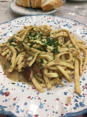 Walnut, porcini mushroom tagliatelle- vegan at ENJOY The Little Things in Sorrento