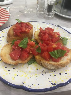 Bruschetta- vegan
Several other types to choose from  at ENJOY The Little Things in Sorrento