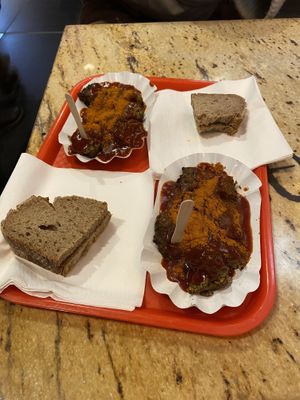 Vegan curry wurst  at Best Curry in Berlin