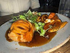 Beetroot Wellington (Sunday roast)  at Sheep on Sheep Street in Stow-on-the-wold