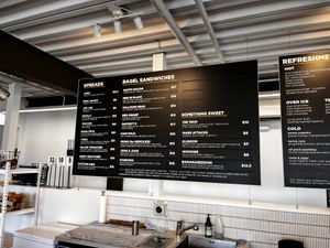 Menu today  at Beam Me Up Bagels - City in Dunedin