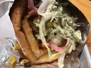 Vegan Gyro, very good!  at Spitz in Minneapolis