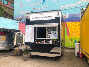 Trailer at La Taquiza Vegana in Portland