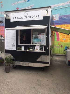 Front of cart   at La Taquiza Vegana in Portland