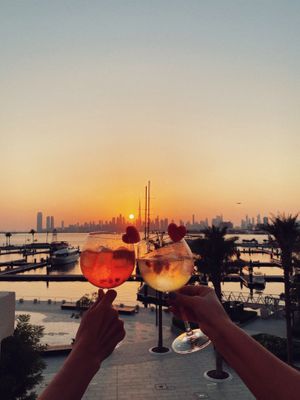 Sunset drinks at Soulgreen in Dubai