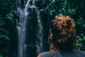 Waterfall 200m below at The Botanist in Banjar