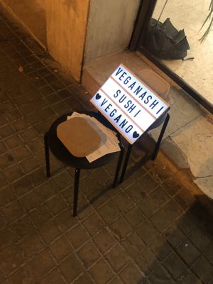 Entrance  at Veganashi - Gluten Free Sushi in Barcelona