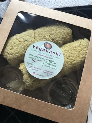 Sushi rolls at Veganashi - Gluten Free Sushi in Barcelona