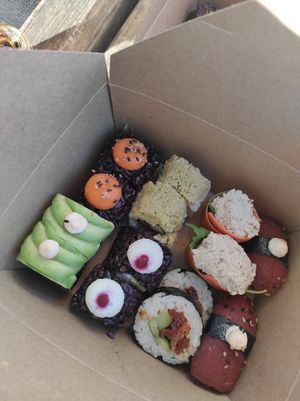 it's a mix of try outs we got recommended  #Veganuary at Veganashi - Gluten Free Sushi in Barcelona
