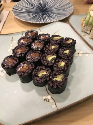 Tasting menu  at Veganashi - Gluten Free Sushi in Barcelona