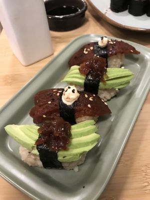 Tasting menu  at Veganashi - Gluten Free Sushi in Barcelona