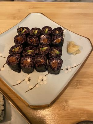 Part of the sushi platter   at Veganashi - Gluten Free Sushi in Barcelona