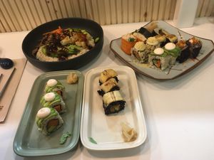   at Veganashi - Gluten Free Sushi in Barcelona