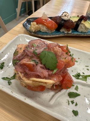 Cheviche   at Veganashi - Gluten Free Sushi in Barcelona