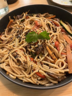 Noodles   at Veganashi - Gluten Free Sushi in Barcelona