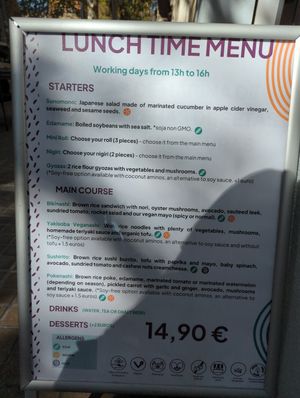  at Veganashi - Gluten Free Sushi in Barcelona