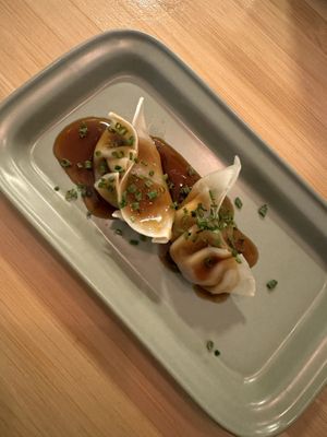 Gyozas at Veganashi - Gluten Free Sushi in Barcelona