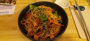 Yakisoba at Veganashi - Gluten Free Sushi in Barcelona