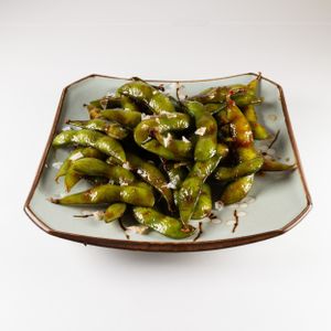 Spicy edamame al wok at Veganashi - Gluten Free Sushi in Barcelona