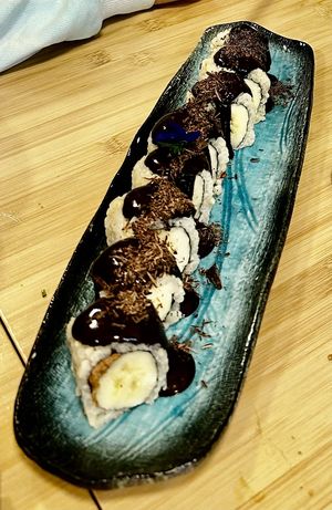 Amazing Dessert  at Veganashi - Gluten Free Sushi in Barcelona