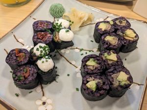 Sushi at Veganashi - Gluten Free Sushi in Barcelona