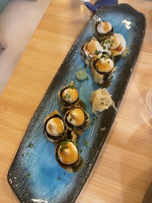 Hot rolls   at Veganashi - Gluten Free Sushi in Barcelona