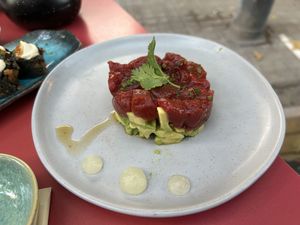 Watermelon starter  at Veganashi - Gluten Free Sushi in Barcelona