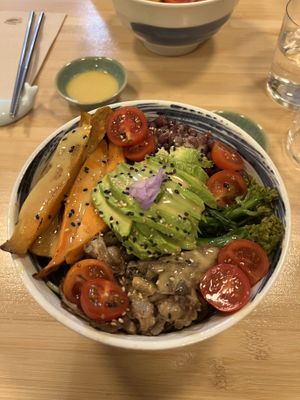 Veggie bowl  at Veganashi - Gluten Free Sushi in Barcelona