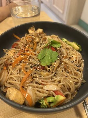 Noodle bowl  at Veganashi - Gluten Free Sushi in Barcelona