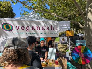 Stand at Veganashi - Gluten Free Sushi in Barcelona
