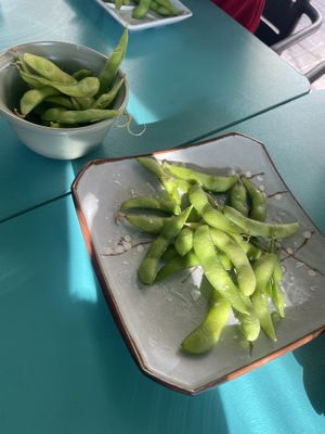 Edamame  at Veganashi - Gluten Free Sushi in Barcelona