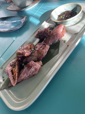 GYOZAS VEGANASHI  at Veganashi - Gluten Free Sushi in Barcelona