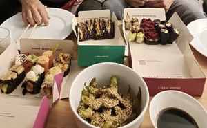 Mega sortit que ens vam demanar at Veganashi - Gluten Free Sushi in Barcelona