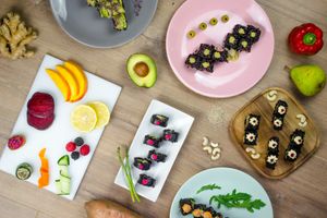 All the ingredients are fresh! at Veganashi - Gluten Free Sushi in Barcelona