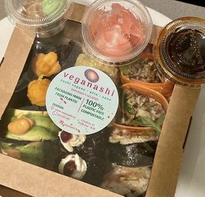 Vegan sushi  at Veganashi - Gluten Free Sushi in Barcelona