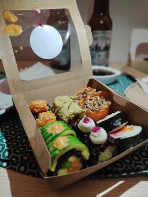 , at Veganashi - Gluten Free Sushi in Barcelona