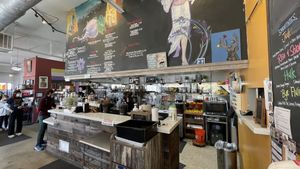   at Sugarhouse Coffee in Salt Lake City