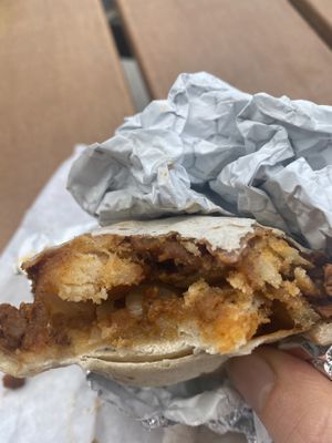 Disappointing and bland vegan burrito  at Sugarhouse Coffee in Salt Lake City